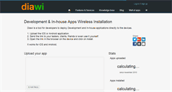 Desktop Screenshot of diawi.com